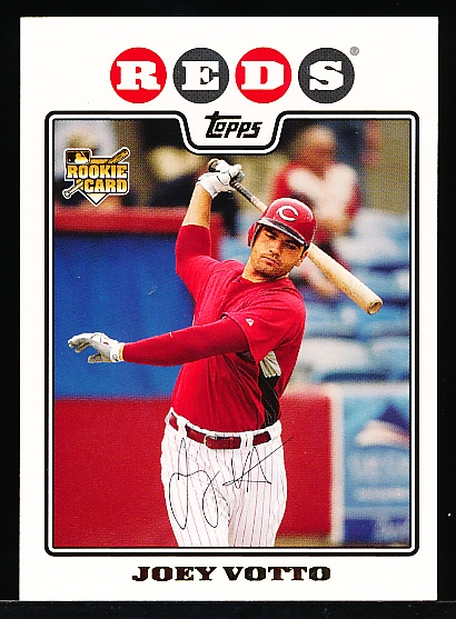 2008 Topps Bsbl. “Gold Foil Lettering” #319 Joey Votto RC