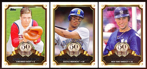 2014 Topps Bsbl. “50 Years of the Draft”- 1 Complete Set of 10 Cards