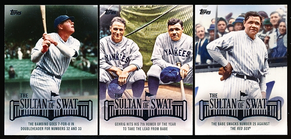 2014 Topps Bsbl. “The Sultan of Swat”- 1 Complete Set of 10 Cards