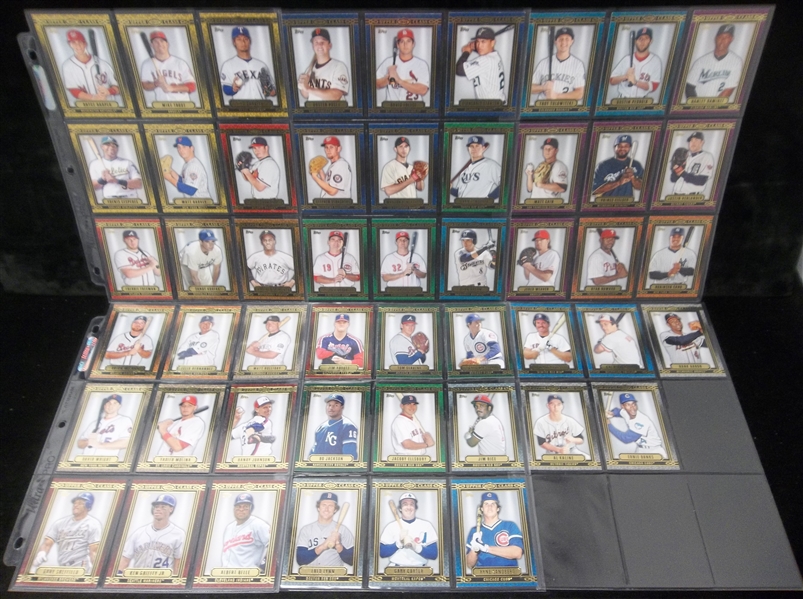 2014 Topps Bsbl. “Upper Class”- 1 Complete Set of 50 Cards in Pages
