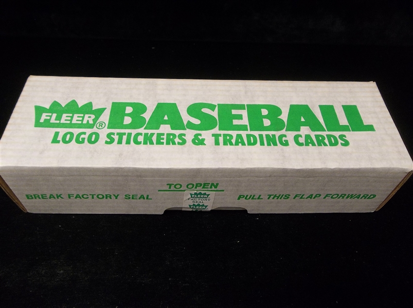 1988 Fleer Factory Sealed Baseball Hobby Set of 672