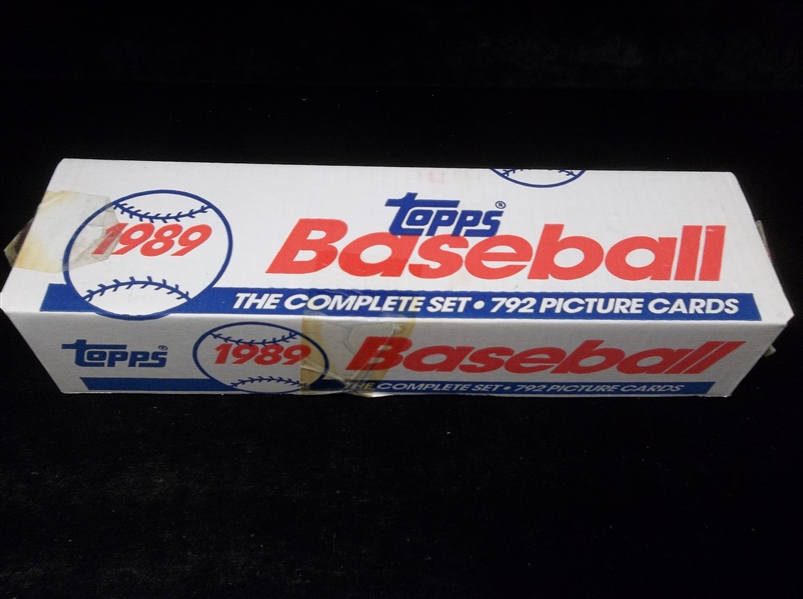 1989 Topps Baseball Factory Sealed Set of 792