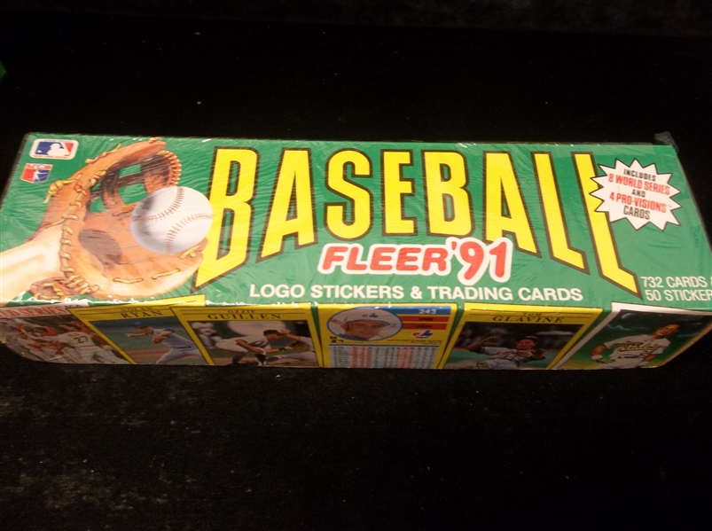 1991 Fleer Baseball Factory Retail Set of 732-