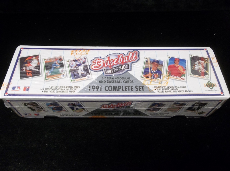1991 Upper Deck Baseball Factory Sealed Set of 800