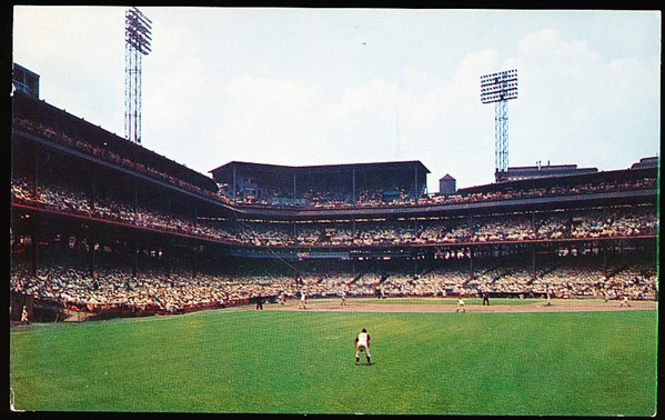 Imperial Greeting Card Co. “P21341- Forbes Field” Chrome Postcard