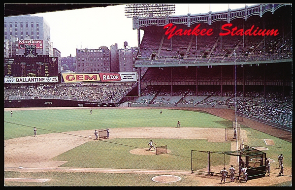 Three Star Press “MW-0156, 17003-E: Yankee Stadium” Chrome Postcard