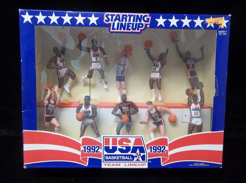 Lot Detail - 1992 Kenner Team Line-Up ’92 USA Basketball Boxed Set of ...