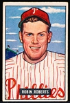 1951 Bowman Baseball- #3 Robin Roberts, Phillies