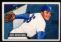 1951 Bowman Baseball- #6 Don Newcombe, Dodgers