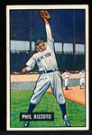 1951 Bowman Baseball- #16 Phil Rizzuto, Yankees