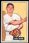 1951 Bowman Baseball- #78 Early Wynn, Cleveland