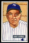 1951 Bowman Baseball- #181 Casey Stengel, Yankees