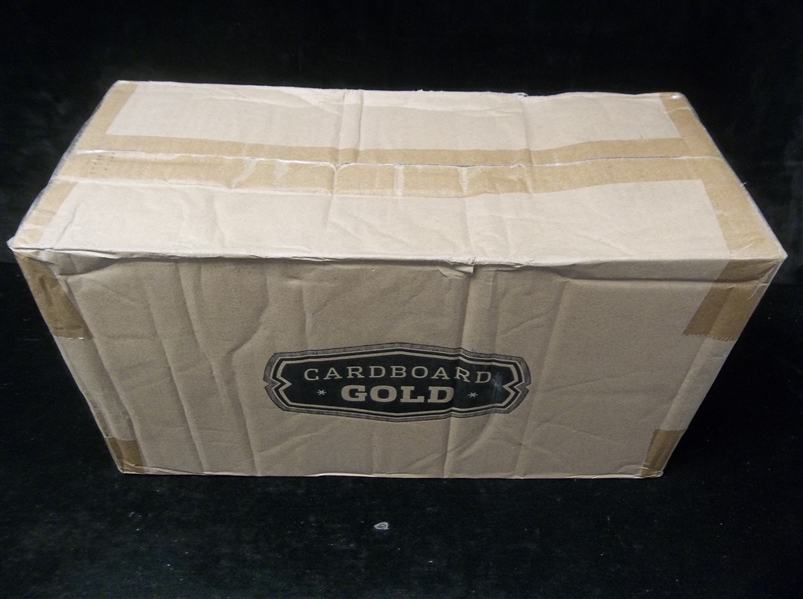 Cardboard Gold Plain Top-Load Holders- One Unopened Case of 1,000