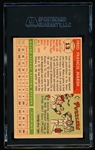 Autographed 1955 Topps Baseball- #13 Fred Marsh, Baltimore- SGC Certified & Encapsulated