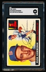 Autographed 1955 Topps Baseball- #18 Russ Kemmerer, Red Sox- SGC Certified & Encapsulated