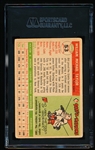 Autographed 1955 Topps Baseball- #53 Bill Taylor, Giants- SGC Certified & Encapsulated