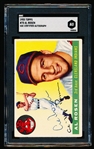Autographed 1955 Topps Baseball- #70 Al Rosen, Cleveland- SGC Certified & Encapsulated