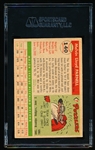 Autographed 1955 Topps Baseball-#140 Mel Parnell, Red Sox- SGC Certified & Encapsulated