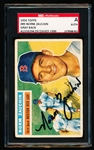 Autographed 1956 Topps Baseball- #89 Norm Zauchin, Red Sox- SGC Certified & Encapsulated