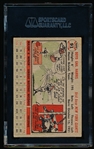 Autographed 1956 Topps Baseball- #91 Gail Harris, NY Giants- SGC Certified & Encapsulated