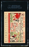 Autographed 1956 Topps Baseball- #92 Red Wilson, Tigers- SGC Certified & Encapsulated