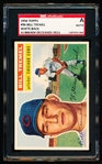 Autographed 1956 Topps Baseball- #96 Bill Tremel, Cubs- SGC Certified & Encapsulated