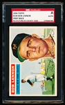 Autographed 1956 Topps Baseball- #104 Bob Lennon, NY Giants- SGC Certified & Encapsulated