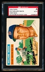 Autographed 1956 Topps Baseball- #122 Willard Nixon, Boston Red Sox- SGC Certified & Encapsulated