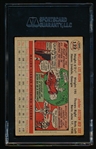 Autographed 1956 Topps Baseball- #122 Willard Nixon, Boston Red Sox- SGC Certified & Encapsulated