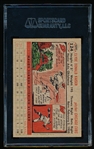 Autographed 1956 Topps Baseball- #124 Don Kaiser, Cubs- SGC Certified & Encapsulated