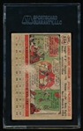 Autographed 1956 Topps Baseball- #224 Bud Bodbielan, Reds- SGC Certified & Encapsulated