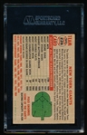 Autographed 1956 Topps Baseball- #226 NY Giants Team with 3 sharpie Sigs (Castleman/ Gardner/ Terwilliger- SGC Certified & Encapsulated