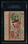 Autographed 1956 Topps Baseball- #227 Russ Meyer, Chicago Cubs- SGC Certified & Encapsulated