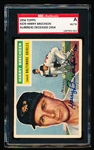 Autographed 1956 Topps Baseball- #229 Harry Brecheen, Baltimore Orioles - SGC Certified &d Encapsulated