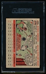 Autographed 1956 Topps Baseball- #230 Chico Carrasquel, Cleveland Indians       - SGC Certified & Encapsulated