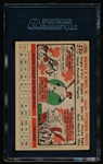 Autographed 1956 Topps Baseball- #232 Toby Atwell, Pirates- SGC Certified &d Encapsulated