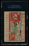 Autographed 1956 Topps Baseball- #234 Pete Runnels, Washington- SGC Certified & Encapsulated