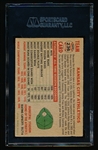 Autographed 1956 Topps Baseball- #236 KC A’s Team- Signed by Hector Lopez/ DeMaestri/ Shantz- SGC Certified & Encapsulated