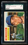 Autographed 1956 Topps Baseball- #237 Jose Valdivielso, Washington- SGC Certified & Encapsulated