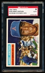 Autographed 1956 Topps Baseball- #239 Harry Simpson, KC A’s- SGC Certified & Encapsulated
