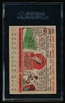 Autographed 1956 Topps Baseball- #239 Harry Simpson, KC A’s- SGC Certified & Encapsulated