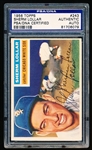 Autographed 1956 Topps Baseball- #243 Sherm Lollar, White Sox- PSA/DNA Certified & Encapsulated