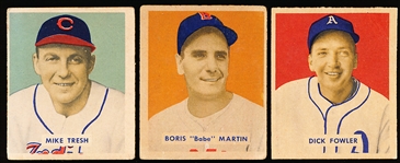 1949 Bowman Bb Hi#’s- 3 Diff