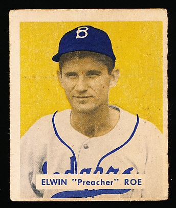 1949 Bowman Bb Hi#- #162 Preacher Roe RC, Dodgers