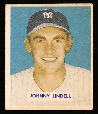 1949 Bowman Bb Hi#- #197 Johnny Lindell, Yankees