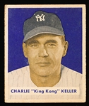 1949 Bowman Bb Hi#- #209 Charlie Keller, Yankees
