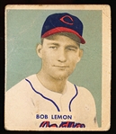 1949 Bowman Bb Hi#- #238 Bob Lemon RC