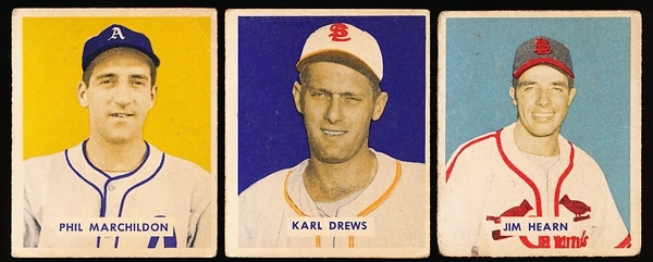 1949 Bowman Bb Hi#’s- 3 Diff