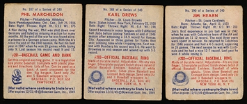 1949 Bowman Bb Hi#’s- 3 Diff