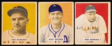 1949 Bowman Bb Hi#’s- 3 Diff